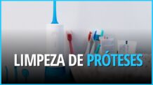 Limpeza de Prótese Provisória com implantes dentários